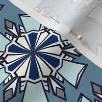 Stained Glass Snowflakes