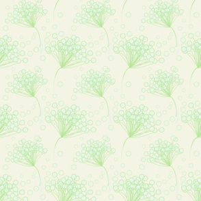 green lace flower repeat