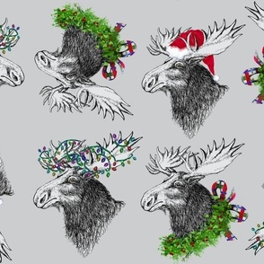 Christmas Moose Party