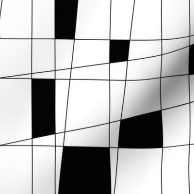 Black and white grid