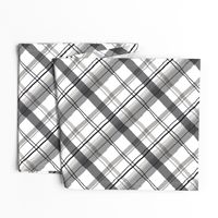 Cocktail Plaid Greyscale