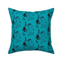 Bulldog Bolzplatzrocker Chicco blau