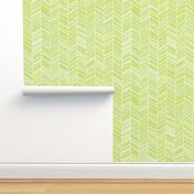 Herringbone Hues of Green by Friztin