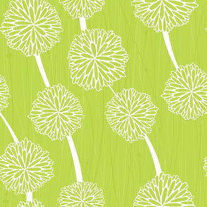 PomPoms in Green by Friztin
