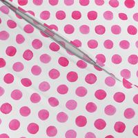 Watercolor Dots: Hot Pink