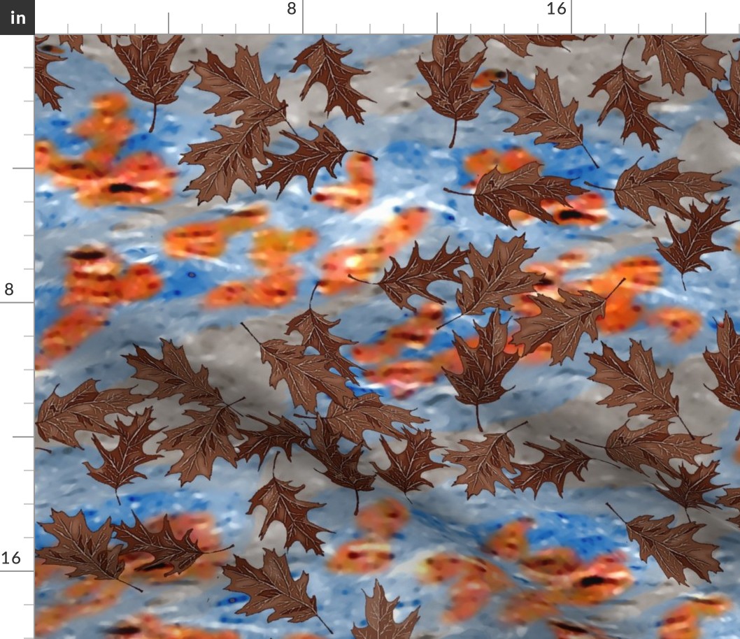 Oak_leaves_Floating_on_the_Water_I