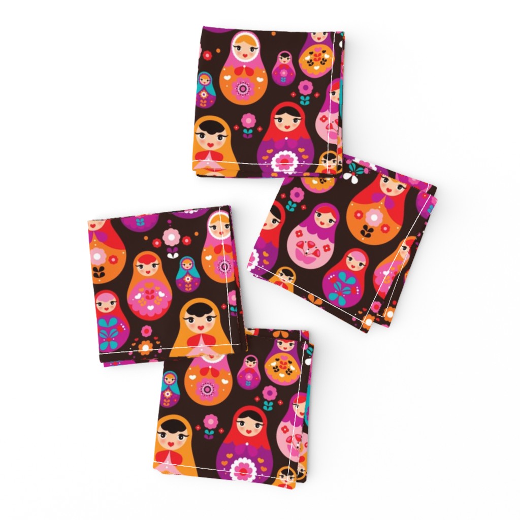 matryoshka russian doll kids pattern MEDIUM