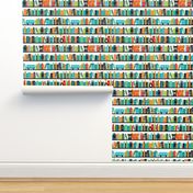 Boys ABC fox book shelf pattern