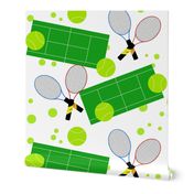 Tennis Match (smaller print)