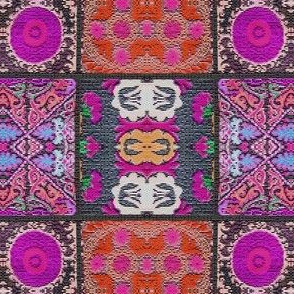 Suzani Squares Violet