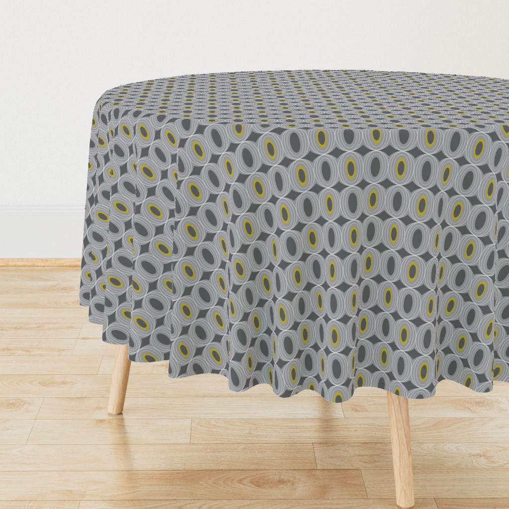 Chillout - Retro Geometric Midcentury Modern Grey