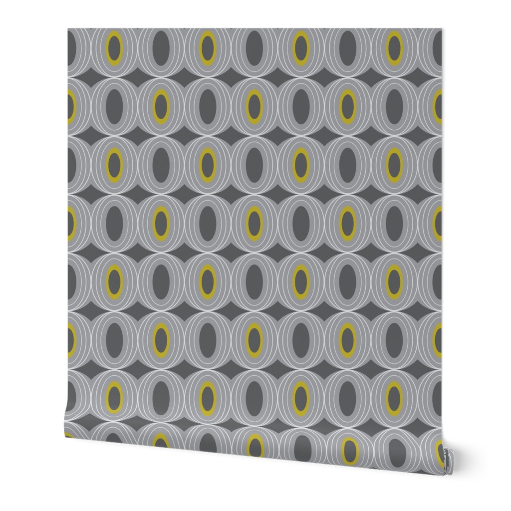 Chillout - Retro Geometric Midcentury Modern Grey