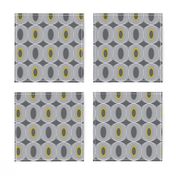 Chillout - Retro Geometric Midcentury Modern Grey