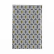 Chillout - Retro Geometric Midcentury Modern Grey