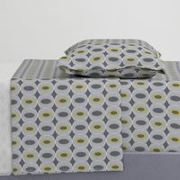 Chillout - Retro Geometric Midcentury Modern Grey