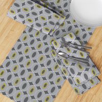 Chillout - Retro Geometric Midcentury Modern Grey