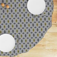 Chillout - Retro Geometric Midcentury Modern Grey