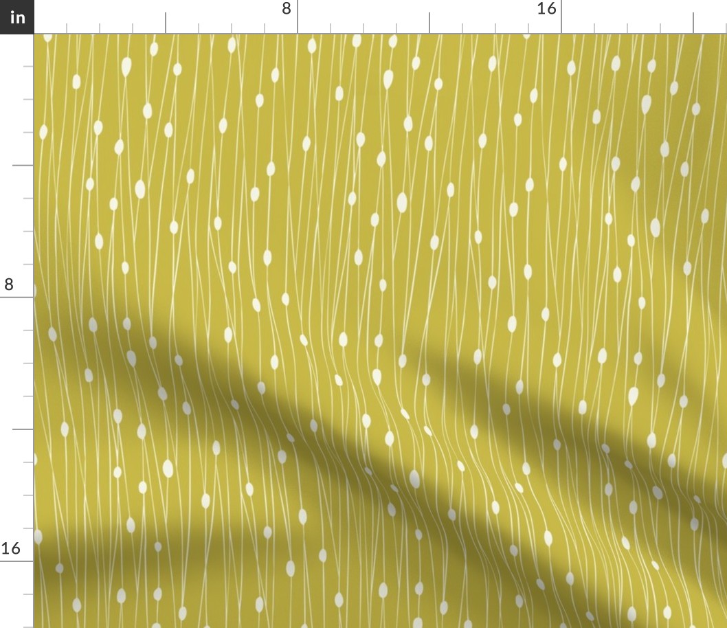 Entangled - Geometric Lines Yellow/Green