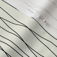 Linear Cross - Modern Geometric Lines Cream & Black