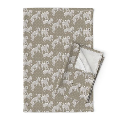 Bedlington Terriers Fabric