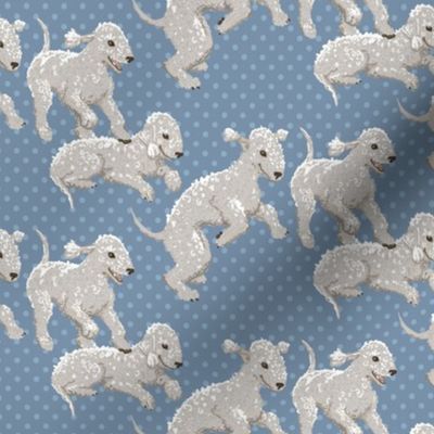 Bedlington Terriers Fabric