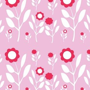 Chiddingly floral/pink