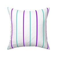 Purple Turquoise Pinstripes-Light