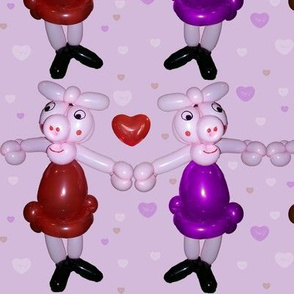 Balloon pig chain