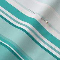 Stripes in aqua