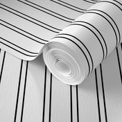 Double Pinstripe ~Black and White