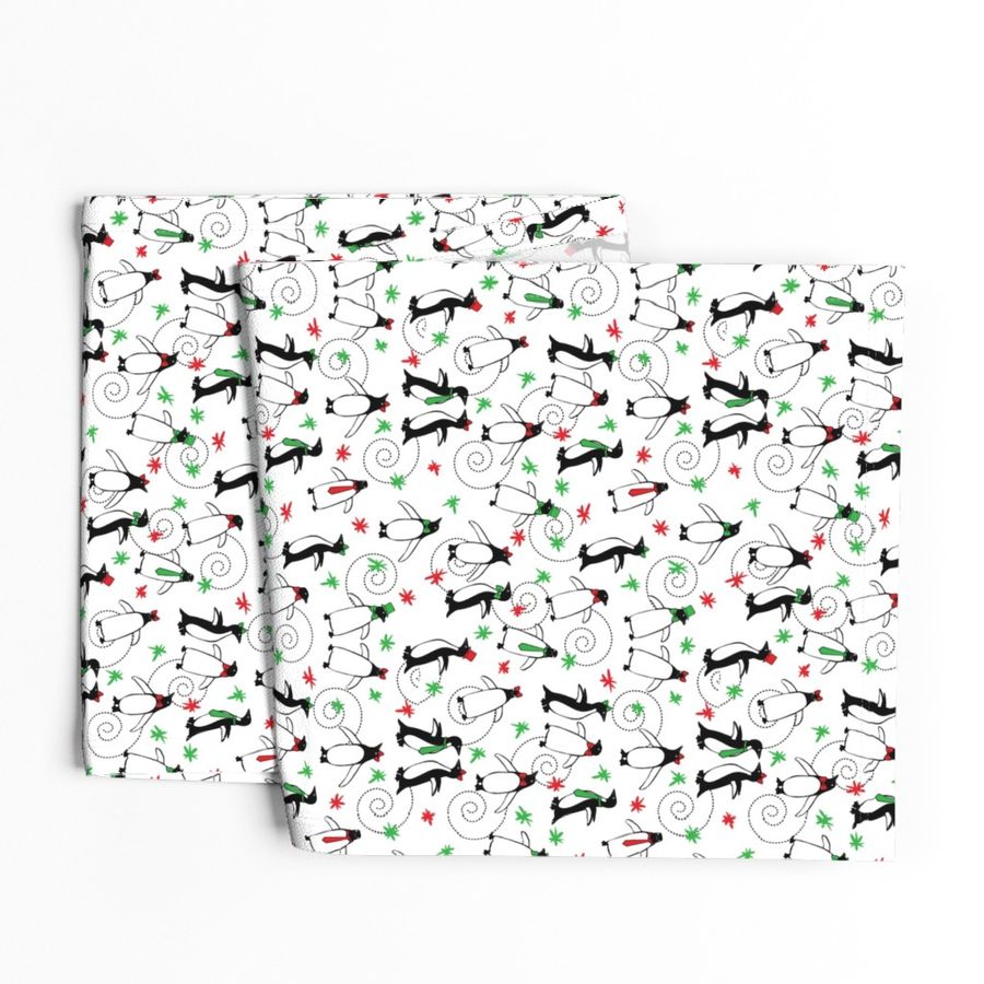 Merry Penguins (White)