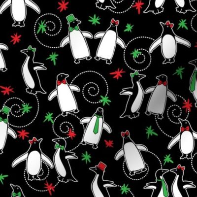 Merry Penguins (Black)