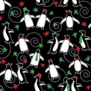 Merry Penguins (Black)