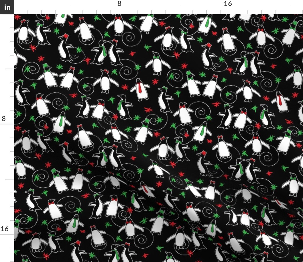 Merry Penguins (Black)