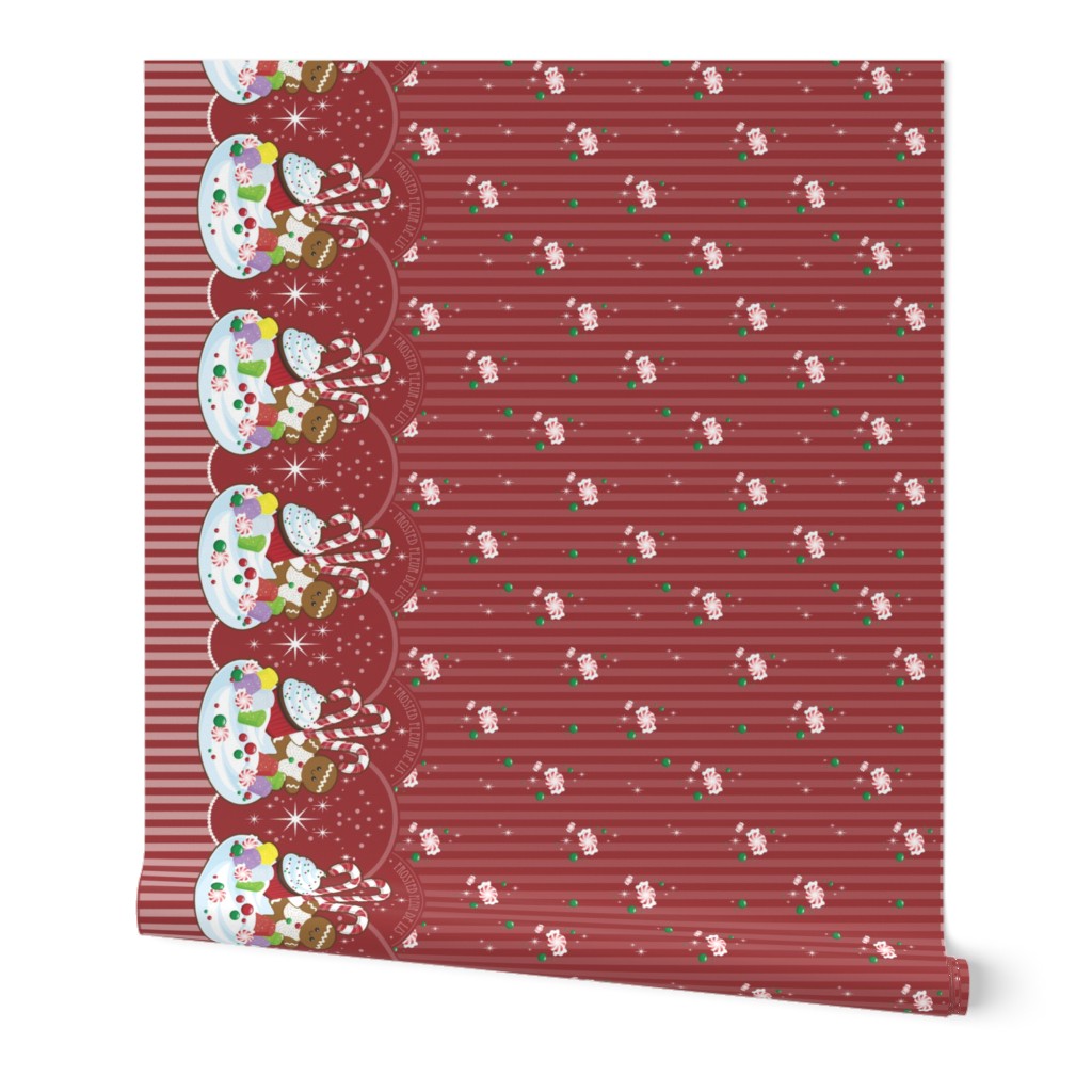 Christmas Fantasy Border Print