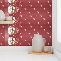 Christmas Fantasy Border Print