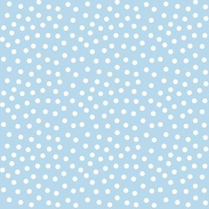 mitten dots icy blue