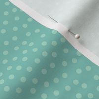 mitten dots blustery teal