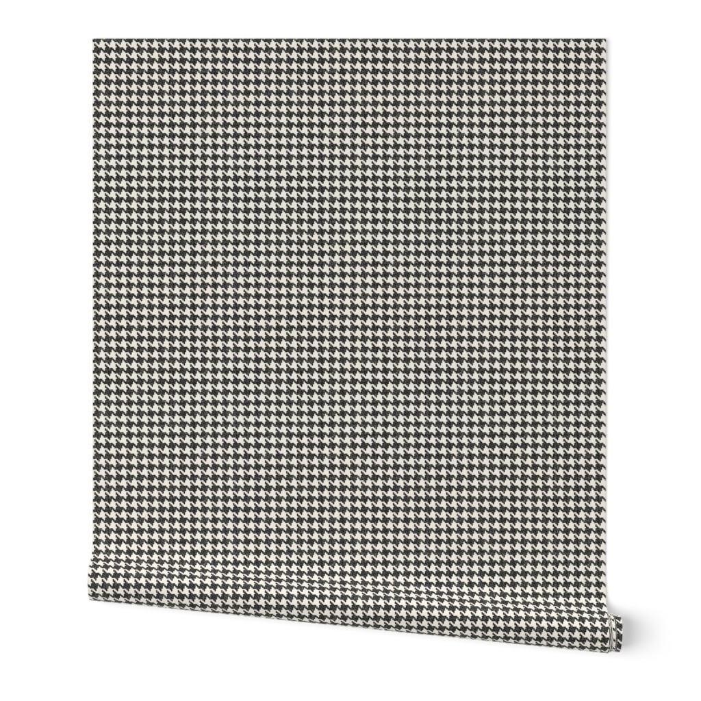 Black and Cream Houndstooth