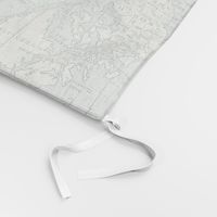 World Map Fabric Repeat