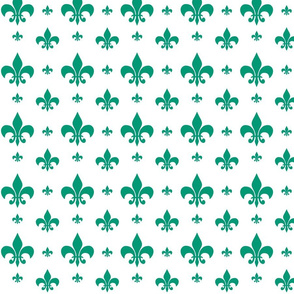 Emerald Fleur-de-lis