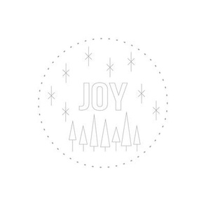 Joy Embroidery Pattern