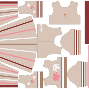 Pink Elephant Dress Kit Size 3