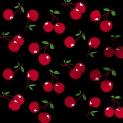 Cherries red x black