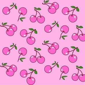 Cherries pink x pink