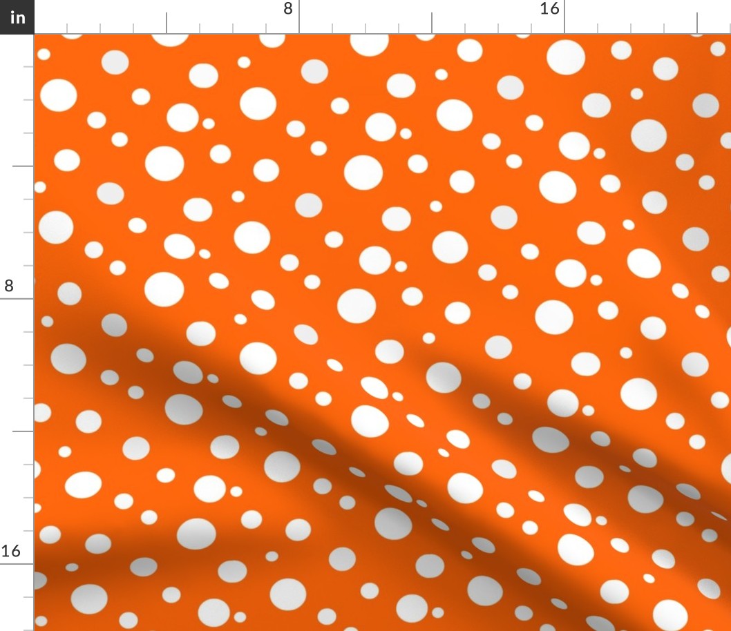 orange polka