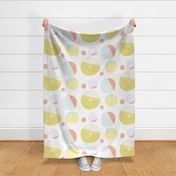 Floral Quilt Cheater - Pastel - by Friztin