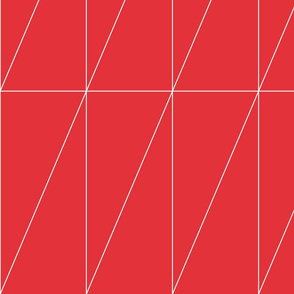 Red Triangle Pattern by Friztin