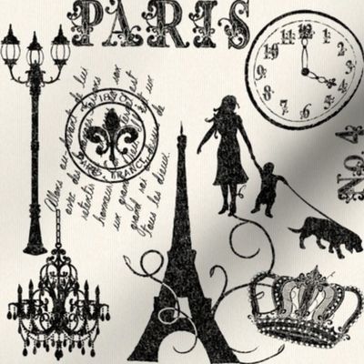 Silhouettes of Paris