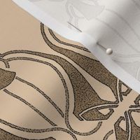 Sepia Deco Border